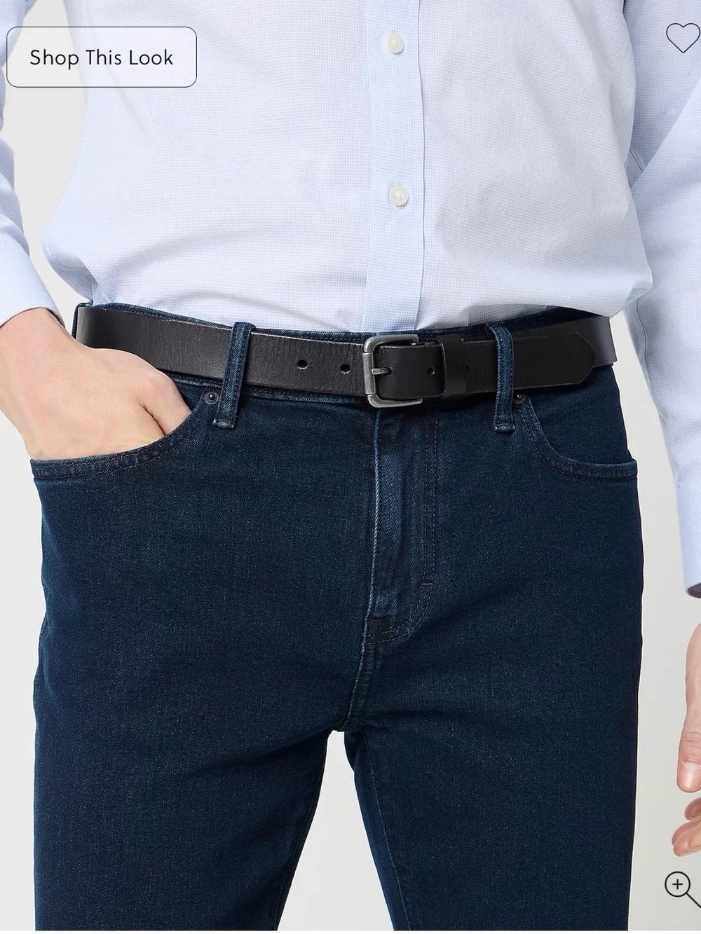 Men's Dark Blue Straight-Leg Jeans 32 x 30